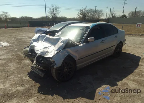 2002 BMW 3 Series 325I from USA, damaged, VIN WBAET374X2NJ21581